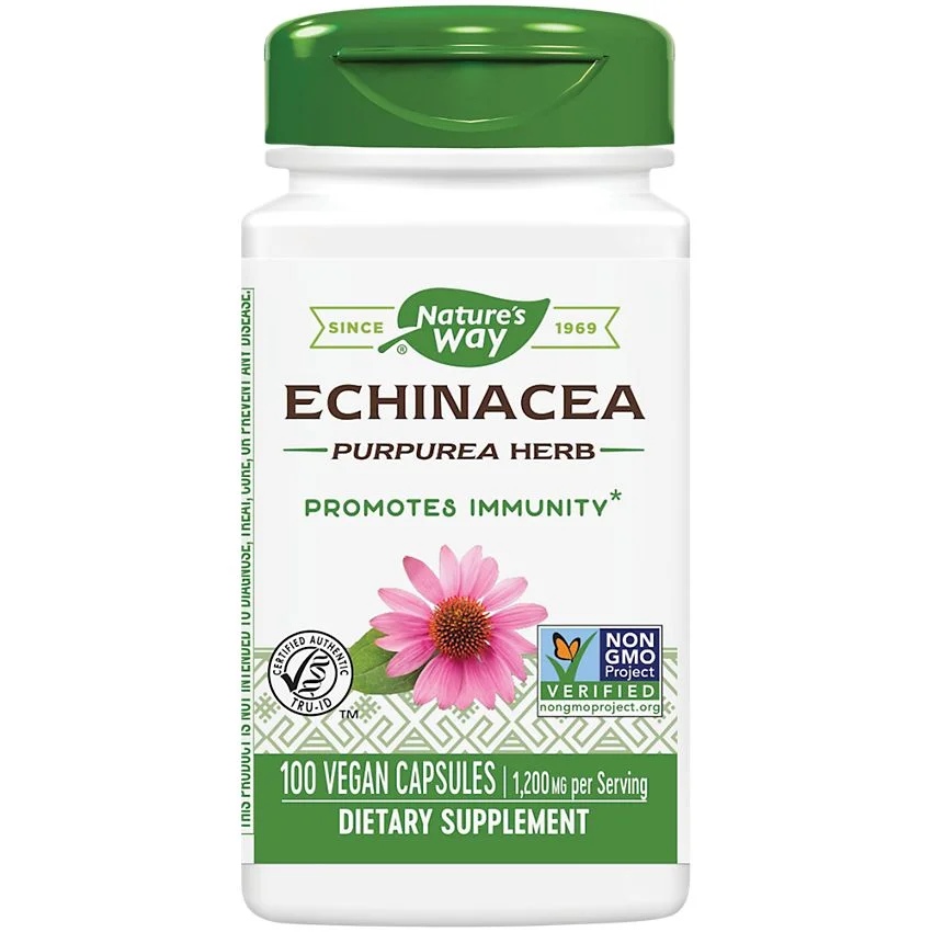 Natures Way Echinacea Purpurea Herb/ Echinacea herb) 400 mg x 100 capsules