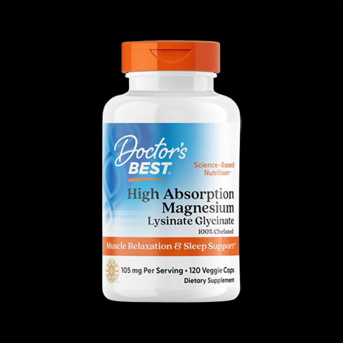 Doctors Best High Absorption 100% Chelated Magnesium Glycinate 105 mg