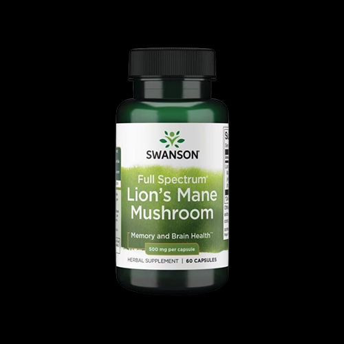 Swanson Lions Mane Mushroom 500mg