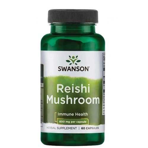 Swanson Reishi Mushroom 600 mg / 60 capsules