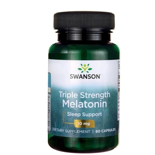 Swanson Triple Strength Melatonin 10 mg / 60 capsules