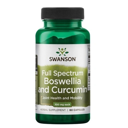 Swanson Full Spectrum Boswellia and Curcumin 600 mg / 60 capsules