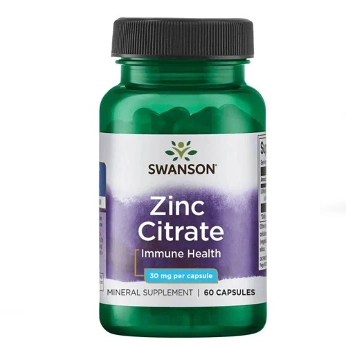 Swanson Zinc citrate 30 mg / 60 capsules