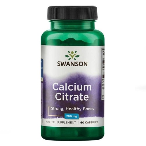Swanson Calcium Citrate 200 mg / 60 capsules