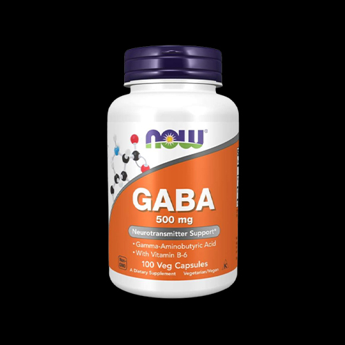 NOW GABA + B-6 / 500 mg / 100 capsules