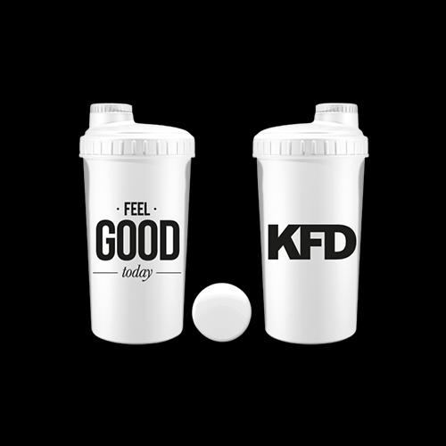 KFD Nutrition Shaker - Feel Good Today White