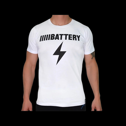 Battery Nutrition T-Shirt Man White
