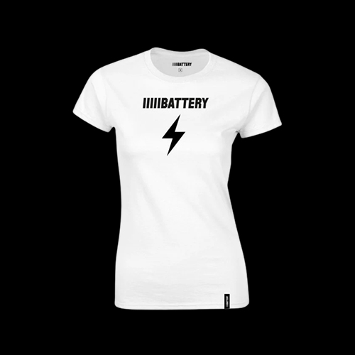 Battery Nutrition T-Shirt Woman white