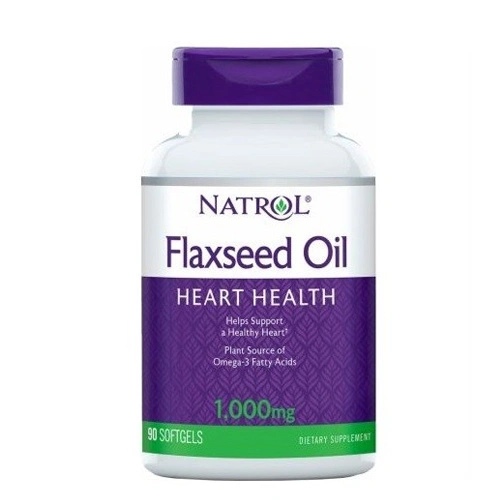 Natrol Flaxseed Oil 1000 mg / 90 gel Caps
