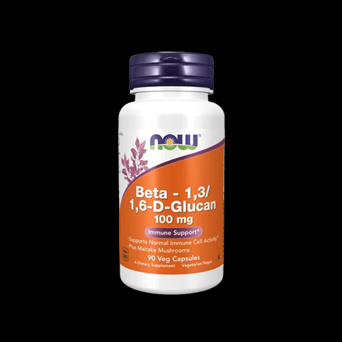 NOW BETA 1,3/1,6- D -GLUCAN 100 mg