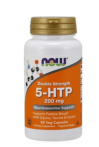 NOW 5-HTP 200 mg - 60 capsules