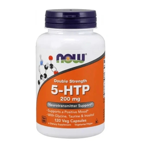 NOW 5-HTP 200 mg - 120 capsules