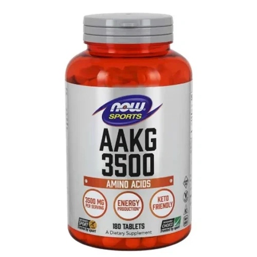 NOW AAKG 3500 - 180 tablets