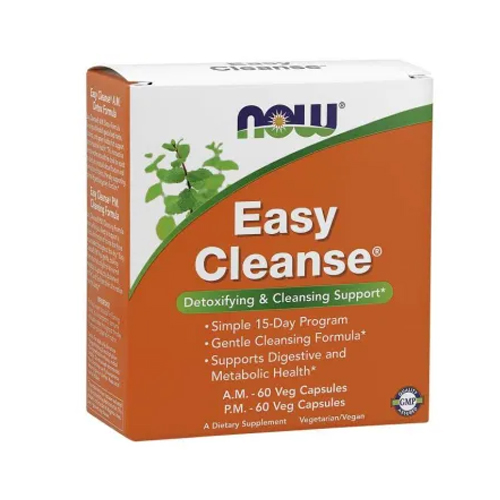 NOW EASY CLEANSE KIT AM/PM - 2X60 CAPSULES