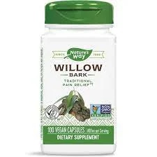 Natures Way Willow Bark 400 mg x 100 Capsules