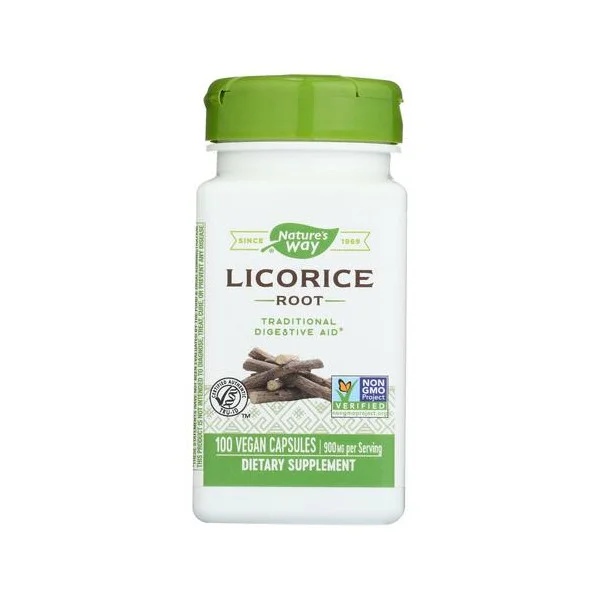 Natures Way Licorice Root 450 mg x 100 caps