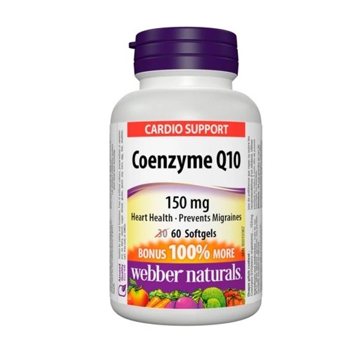 WEBBER NATURALS Coenzyme Q10/ Coenzyme Q10 150 mg x 60 soft