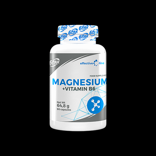 6PAK Nutrition Magnesium + Vitamin B6