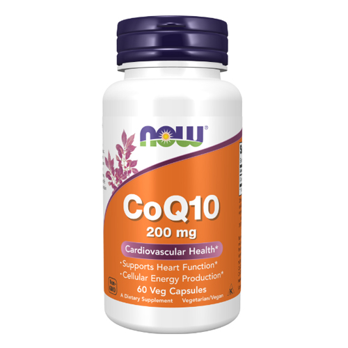 NOW CoQ10 - 200 mg - 60 Veg Capsules