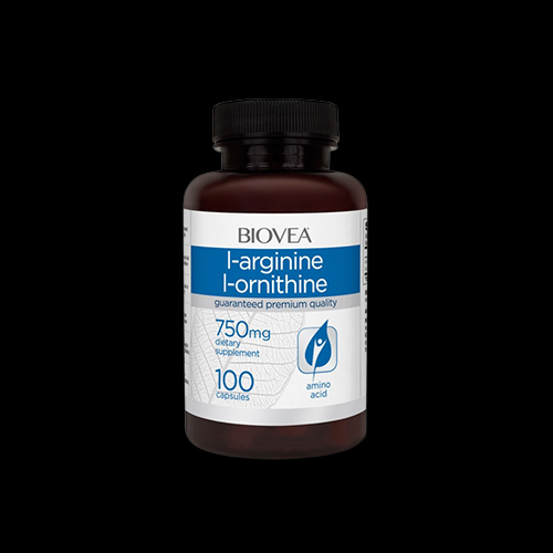 Biovea L-Arginine 500 mg with L-Ornithine 250 mg