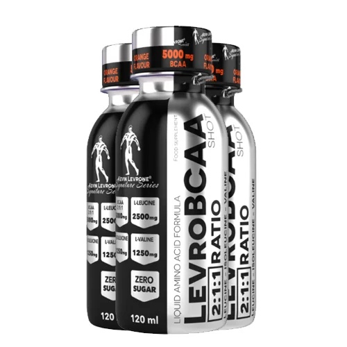 Kevin Levrone LevroBCAA Shot / 5000 mg BCAA with Zero Sugar - 24x120 ml