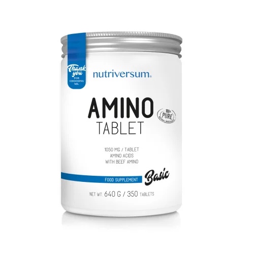 Nutriversum Amino Tablet | from Whey & Beef Protein - 350 tabs / 116 serv.