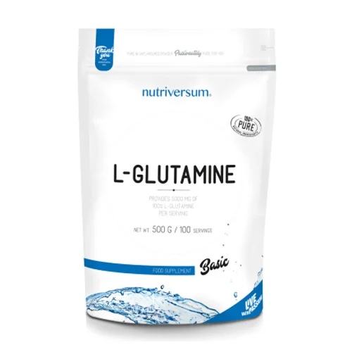 Nutriversum L-Glutamine Powder - 500 gr / 100 servs