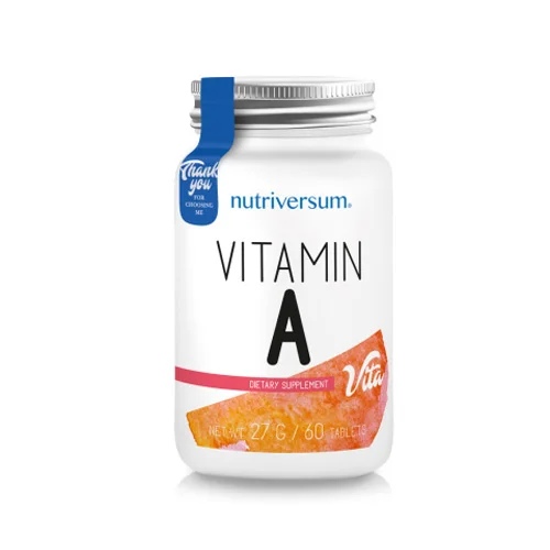 Nutriversum Vitamin A 2500 mcg - 60 tabs / 60 servs