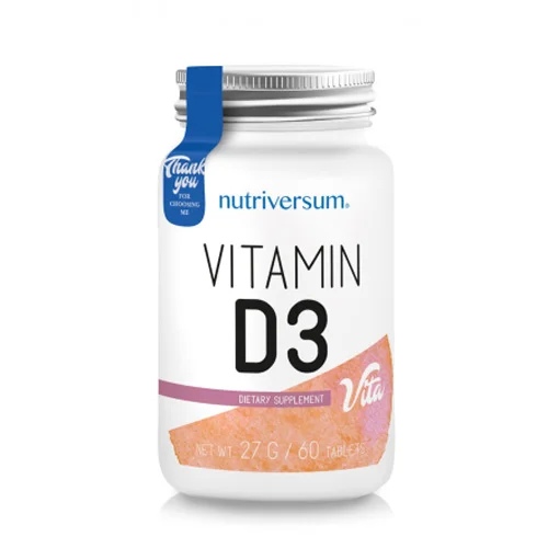 Nutriversum Vitamin D3 4000 IU - 60 tabs / 60 servs