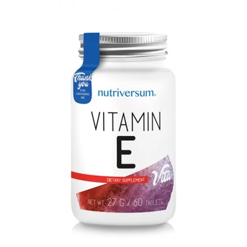 Nutriversum Vitamin E 60 mg - 60 tabs / 60 servs