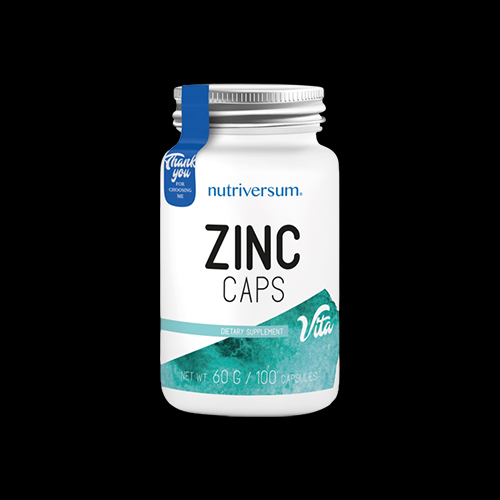 Nutriversum Zinc Caps | 25 mg Zinc Oxide