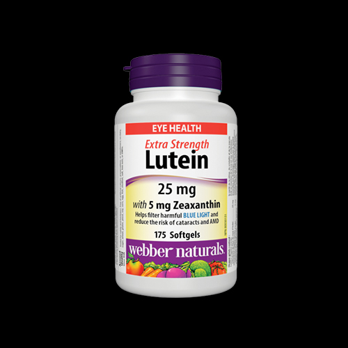 Webber Naturals Lutein 25 mg + Zeaxanthin 5 mg