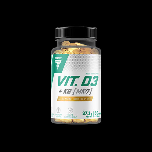 Trec Nutrition Vit. D3 + K2 (MK-7) | Vitamin D & Vitamin K2 Formula