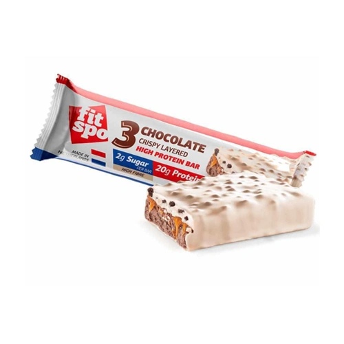 Fit Spo 3 Chocolate Crispy Layered / High Protein Bar 55g
