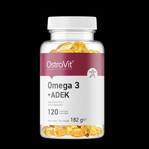 OstroVit Omega 3 plus ADEK - Vitamin A + D + E + K