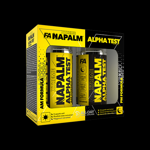 FA Nutrition Xtreme Napalm Alpha Test | AM & PM Formula