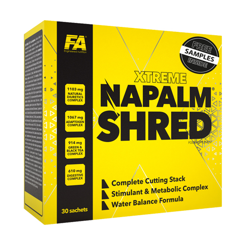 FA Nutrition Xtreme Napalm Shred | Complete Cutting Stack