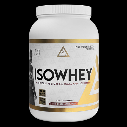 Lazar Angelov Nutrition IsoWhey | Whey Protein Isolate with Digestive Enzymes, BCAA & Glutamine