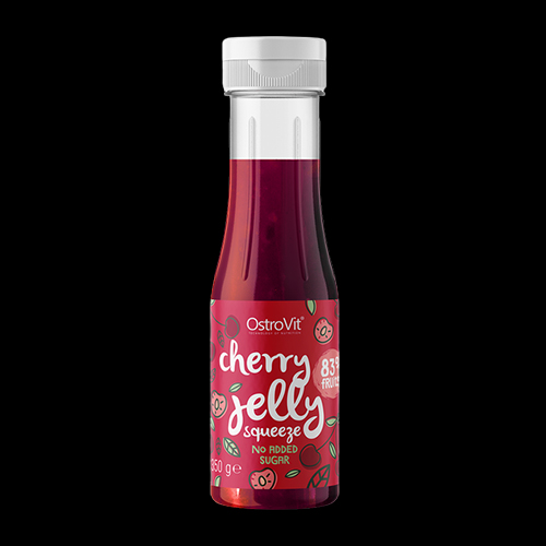 OstroVit Jelly Squeeze Cherry 83% | No Added Sugar