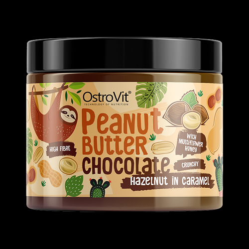 OstroVit Chocolate Peanut Butter with Hazelnut in Caramel