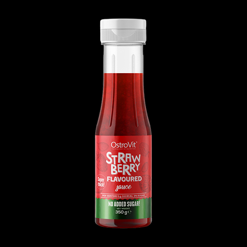 OstroVit Strawberry Flavored Sauce | Vegan Friendly - Zero Calorie