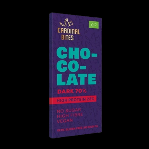 Cardinal Bites Dark Chocolate 70% Cocoa [Vegan Organic Sugar-FREE]