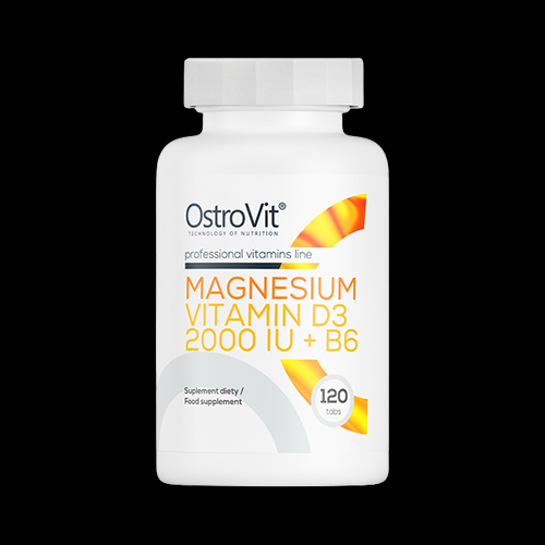 OstroVit Magnesium + Vitamin D3 2000 IU + B6