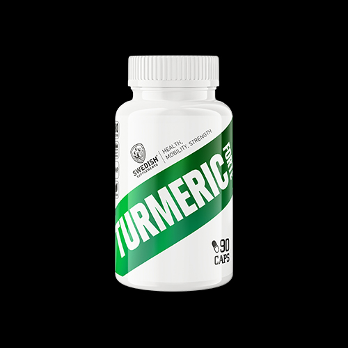SWEDISH Supplements Turmeric Forte 500 mg | 95% Curcumin Extract with Black Pepper