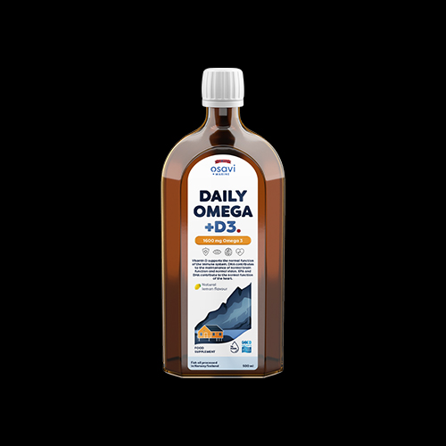 Osavi Daily Omega + D3 Liquid | Natural Lemon Flavored