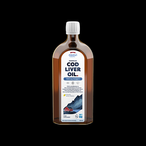 Osavi Norwegian Cod Liver Oil | Lemon Flavored Liquid Omega