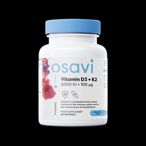 Osavi Vitamin D3 2000 IU + K2 100 mcg | with Quali-D®