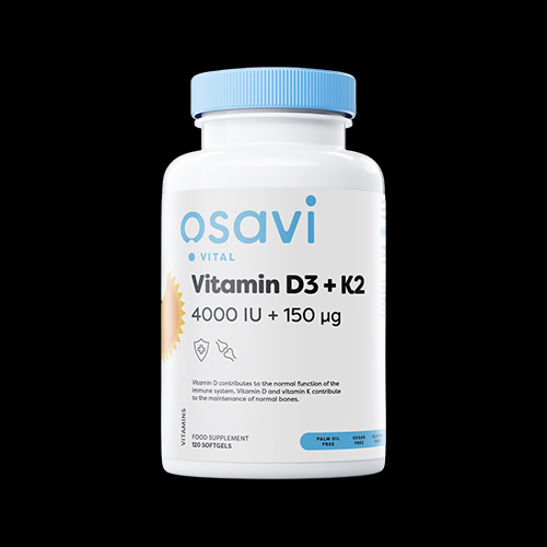 Osavi Vitamin D3 4000 + K2 150 mcg | with Quali®-D & K2VITAL®