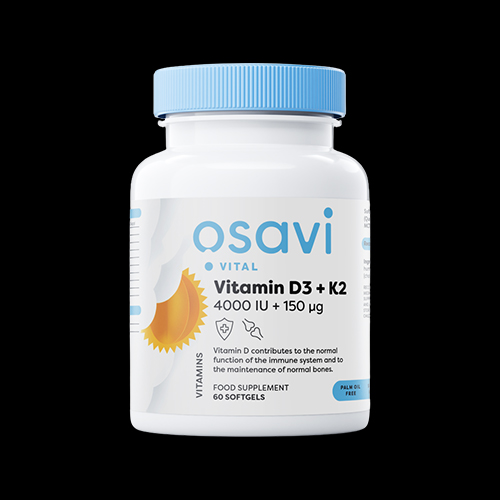 Osavi Vitamin D3 4000 + K2 150 mcg | with Quali®-D & K2VITAL®