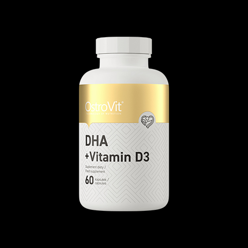 OstroVit DHA + Vitamin D3 | 300 mg DHA from Fish Oil